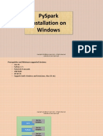 Pyspark Installation On Windows: Subscribe at Learn-Spark - Info