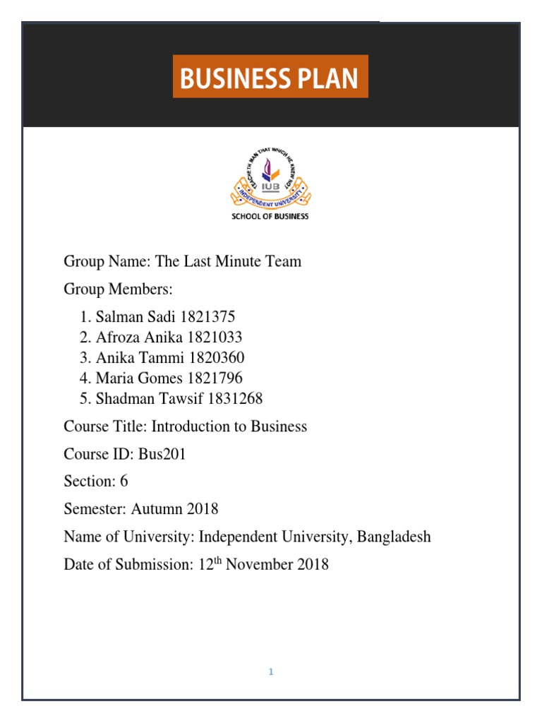 CO-HOP Business Plan Overview | PDF