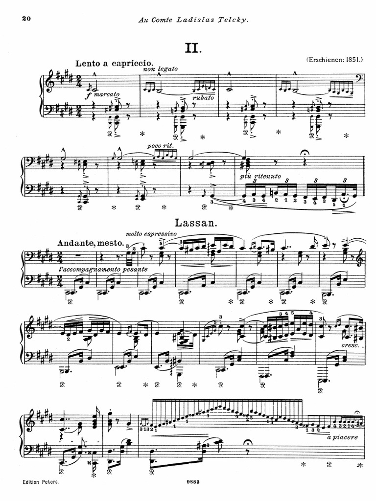 Hungarian Rhapsody No. 2 | PDF