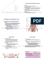 HISTOLO Lecture 4 - Histology of The Digestive System