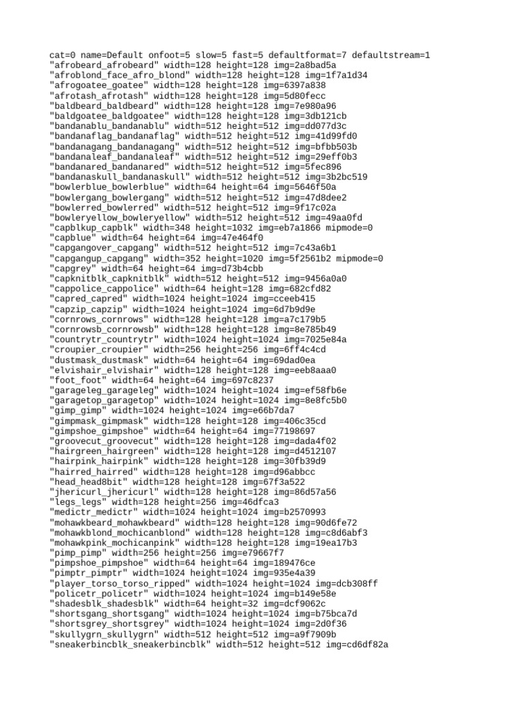 Player Character Customization Assets | PDF | Computers