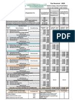 Fee Structure 2020