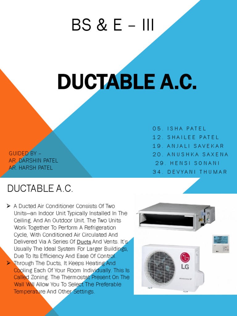Ductable Ac PDF Air Conditioning Thermostat