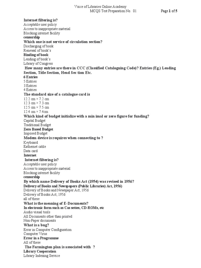 How Many Entries Are There in CCC (Classified Cataloguing Code ...