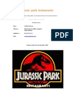Business Plan Jurassic Park Restaurants