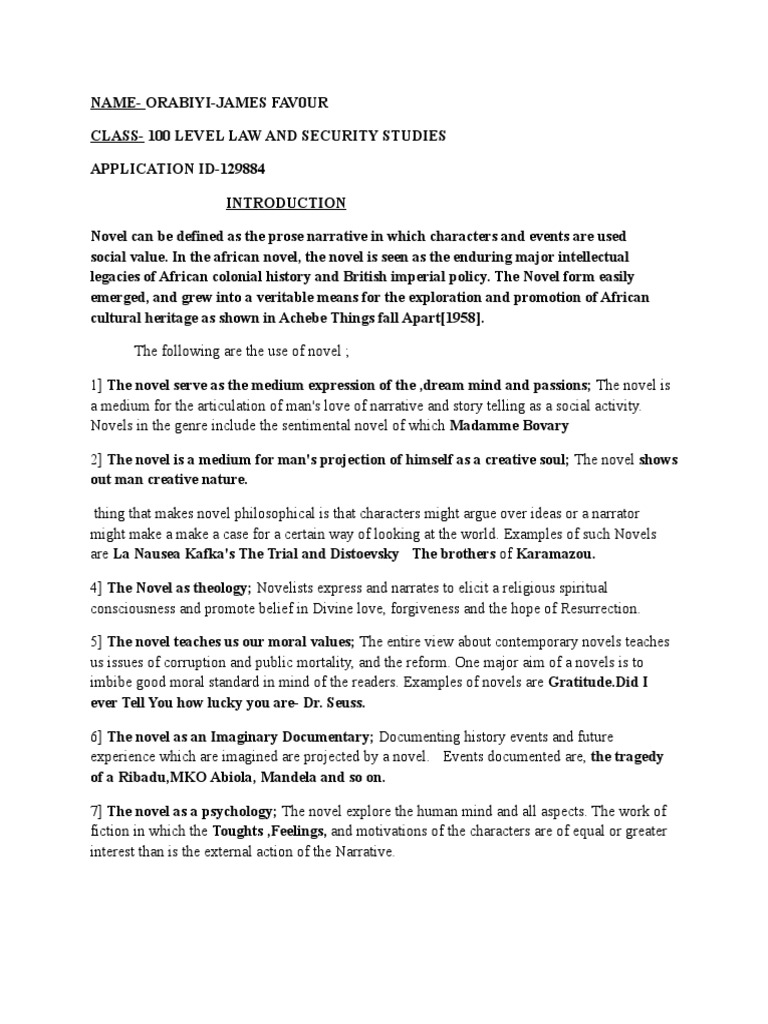 Introduction To Prose Fiction Pdf