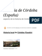 Historia de Córdoba (España) 