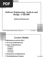 Software Engineering: Analysis and Design - CSE3308