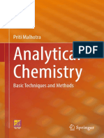 Malhotra P. Analytical Chemistry. Basic Techniques and Methods 2023