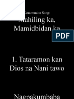 Post Communion - Mahiling Ka, Mamidbidan Ka