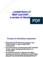 Comparisons of Map and Dap