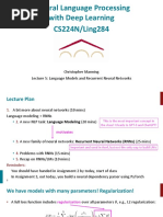 Cs224n 2023 Lecture05 RNNLM