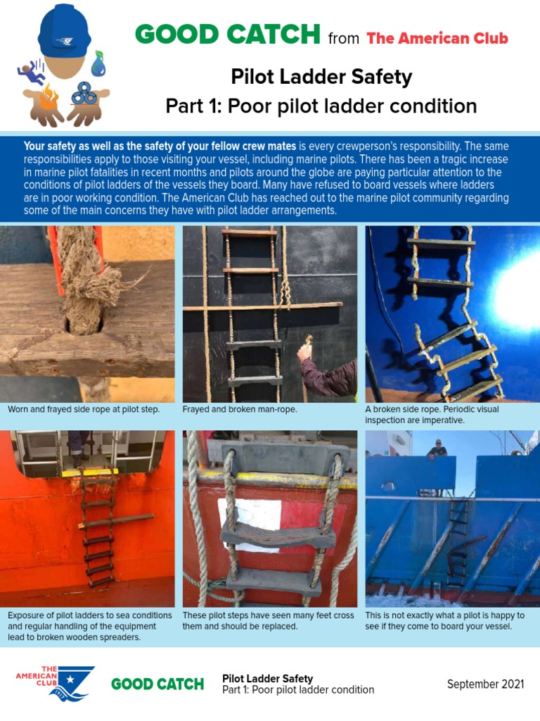 Pilot Ladder Safety | PDF | Ships | Safety