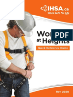 Working at Heights Quick Reference Guide by IHSA