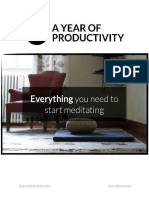 Everything You Need To Start Meditating Author A Year of Productivity