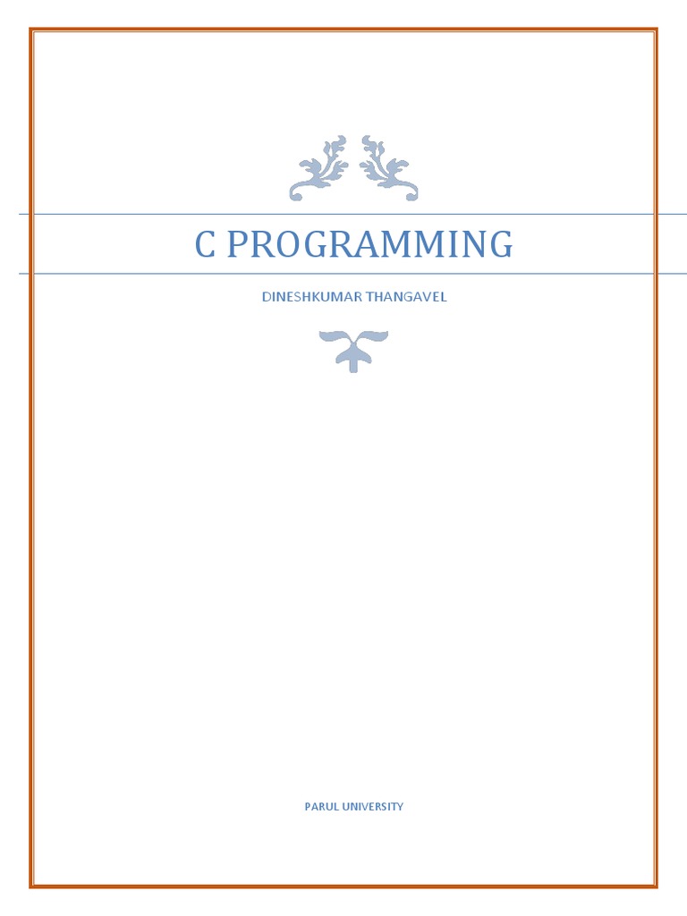 C Programming Notes ? | PDF