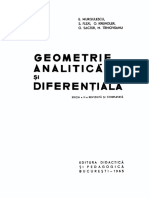 Geometrie Analitica & Diferentiala - E. Murgulescu (1965)