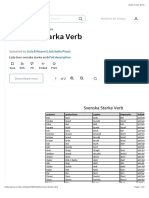 Svenska Starka Verb - PDF