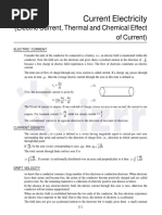 17 Current Electricity Formula Sheets