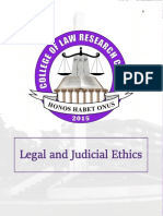 Legal Ethics Law