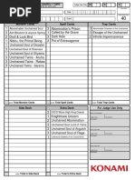 Konami Yu-Gi-Oh! Decklist Form | PDF