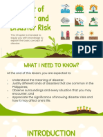 Concept of Disaster and Disaster Risk