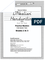 D'Nealian Handwriting Practice Book