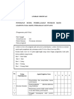 Lembar Observasi PBL 28 Juli