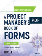 Cynthia Snyder Dionisio - A Project Manager's Book of Forms - A Companion To The PMBOK® Guide (2017, Wiley)