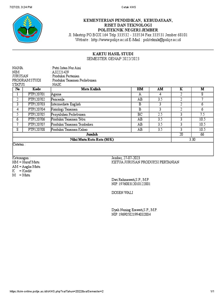 Khs Putri Intan Nur Aini Pdf