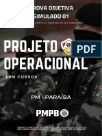 Projeto Operacional EBN - PMPB - Sem Gabarito - Simulado 01