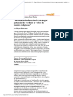 Habermas sobre religião e secularizados