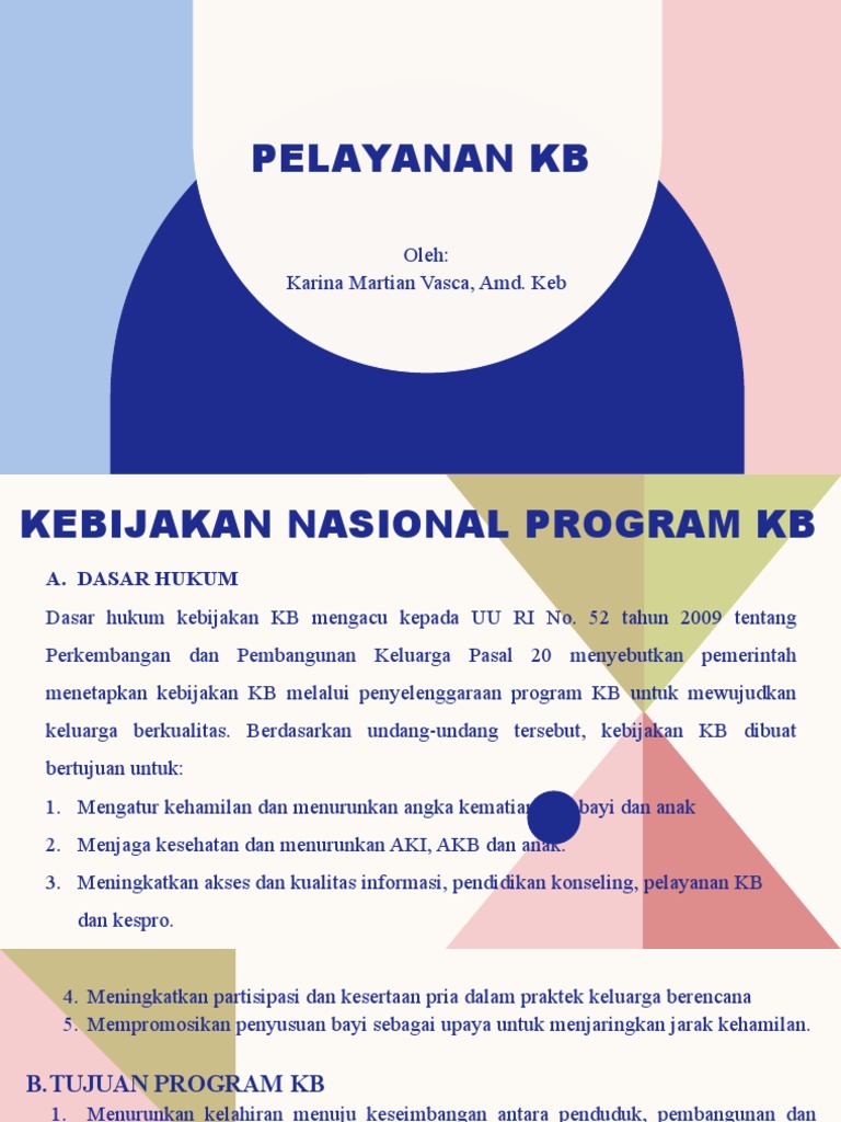 Pelayanan KB | PDF | Sains & Matematika