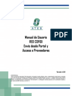 Manual de Usuario RED COFIDI Envío Desde Portal V.4.0.0