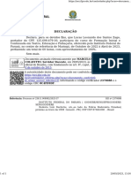 Declaração IFPR - CURSO DE PALHAÇARIA