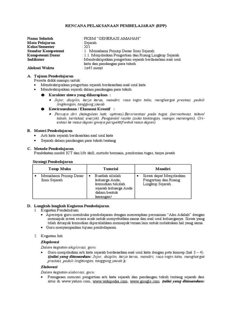 Sejarah Sem I | PDF