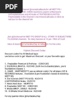 Aiims - Biochemistry Q&A