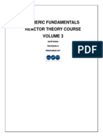 Generic Fundamentals Reactor Theory Course Volume 3