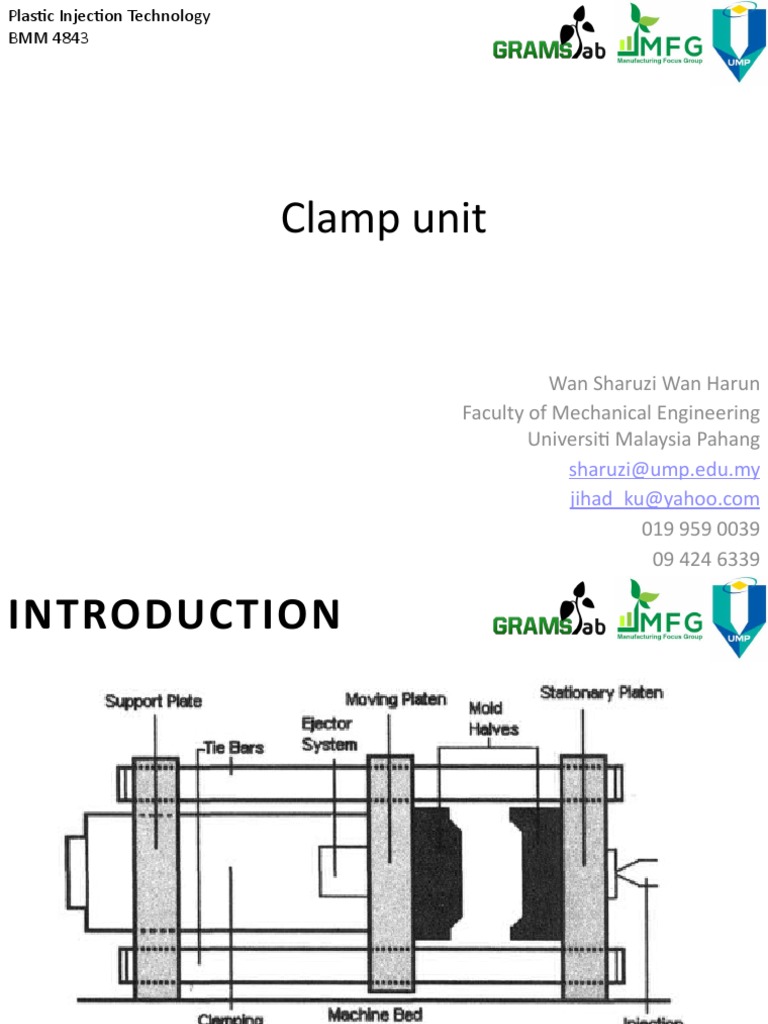 Clamp Unit PDF Applied And Interdisciplinary Physics Mechanical
