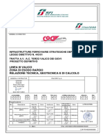 Linea Iii Valico Zona Di Esodo Rapido Relazione Tecnica, Geotecnica E Di Calcolo