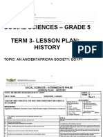 Grade 5 Final History SS Lesson Plans Term 3
