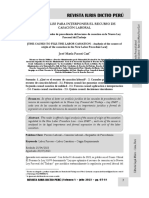 Causales para Interponer El Recurso de Casación Laboral - Autor José María Pacori Cari