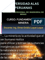 FUNDAMENTOS DE MINERIA