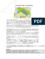 Texto de Encaixe Sobre A Mesopotâmia