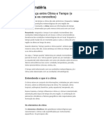 Diferença Entre Clima e Tempo (E Entenda Os Conceitos) - Toda Matéria