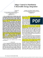 Study On Voltage Control in Distribution Network With Renewable Energy Integration