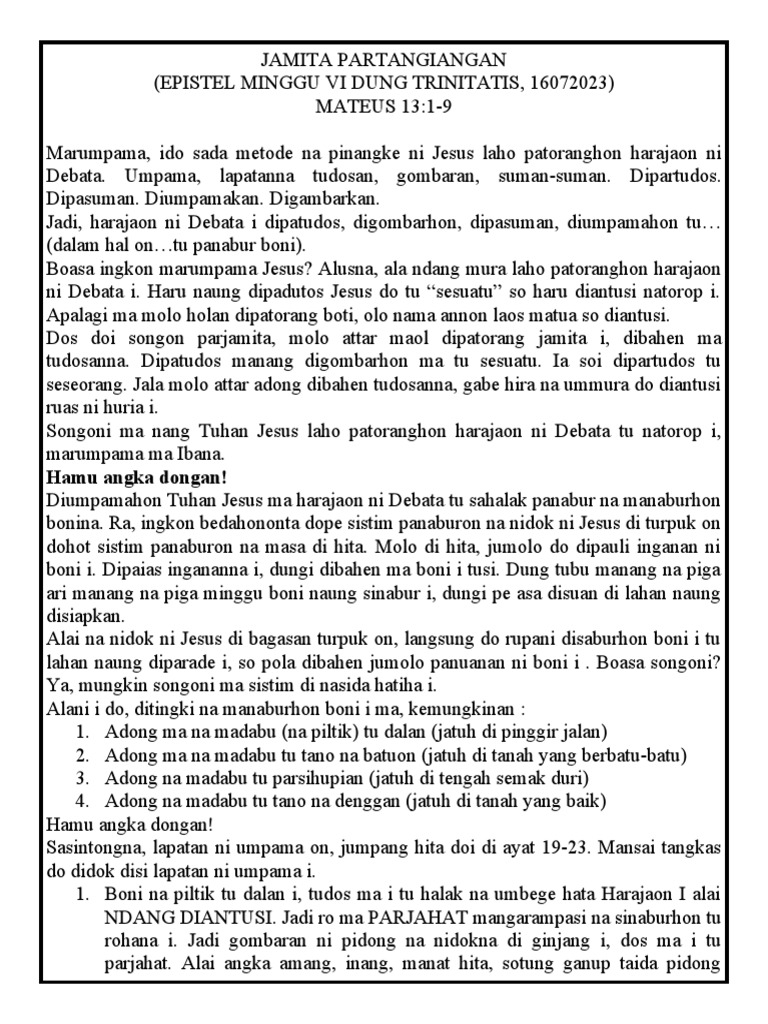 Jamita Psalm 34 16 23