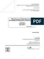 Mfg Es Documento Manuales Para La Administracion de Tecnologias de Informacion y Comunicacion 11 2003