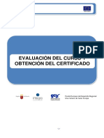 Evaluación Certificado FED3