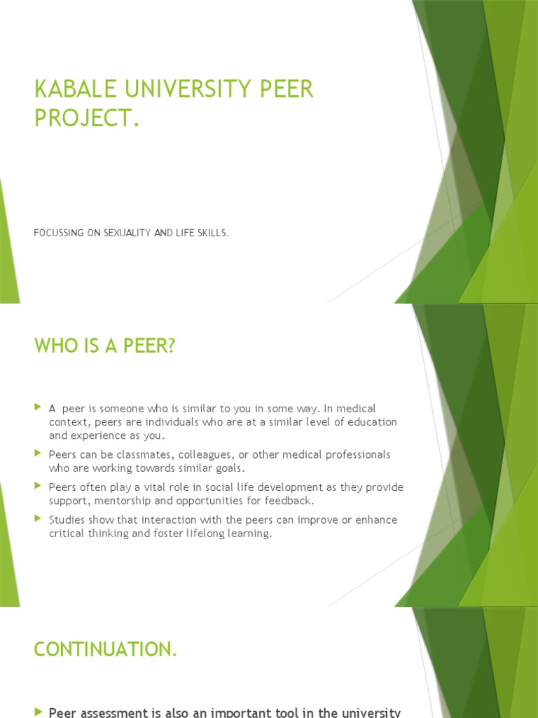 Kabale University Peer Project Overview | PDF